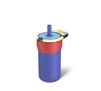 BrüMate Leap 350ml Kids Tumbler with Straw and Lid | 100% Leakproof | Encourages Hydration | Durable & Drop Resistant Insulated Water Bottle, Easy to Clean, Made of Stainless Steel (Supernova)