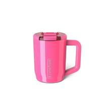 BrüMate Müv - 15oz 100% Leak Proof Insulated Coffee Mug with Handle & Lid - Stainless Steel Coffee Travel Mug - Double Walled Coffee Cup (Neon Pink)