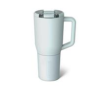 BrüMate Müv - 35oz 100% Leak Proof Insulated Coffee Mug with Handle & Lid - Stainless Steel Coffee Travel Mug - Double Walled Coffee Cup (Blue Agave)