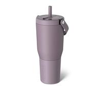 BrüMate Resa 1L Tumbler with Straw and Lid | 35oz Metal Water Bottle with Handle | 100% Leakproof | Insulated Cup | Stainless Steel Travel Gym Mug | Keeps Drinks Ice-Cold All Day (Lilac Dusk)