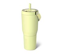 BrüMate Resa 1L Tumbler with Straw and Lid | 35oz Metal Water Bottle with Handle | 100% Leakproof | Insulated Cup | Stainless Steel Travel Gym Mug | Keeps Drinks Ice-Cold All Day (Prickly Pear)