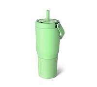 BrüMate Resa 750ml Tumbler with Straw and Lid | 25oz Metal Water Bottle with Handle | 100% Leakproof | Insulated Cup | Stainless Steel Travel Gym Mug | Keeps Drinks Ice-Cold All Day (Kiwi)