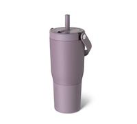 BrüMate Resa 750ml Tumbler with Straw and Lid | 25oz Metal Water Bottle with Handle | 100% Leakproof | Insulated Cup | Stainless Steel Travel Gym Mug | Keeps Drinks Ice-Cold All Day (Lilac Dusk)