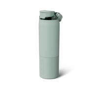BrüMate Rise 25oz Water Bottle With 100% Leakproof Covered Silicone Straw | Insulated Stainless Steel Water Bottle With Removable Straw | Fast Flow | Soft Sip Silicone Spout | BPA-Free (Sage)