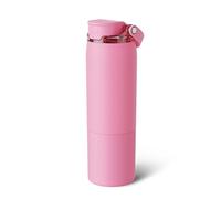 BrüMate Rise 25oz Water Bottle With 100% Leakproof Covered Silicone Straw | Insulated Stainless Steel Water Bottle | Cup-Holder Friendly | Fast Flow | Soft Sip Silicone Spout | BPA-Free (Primrose)