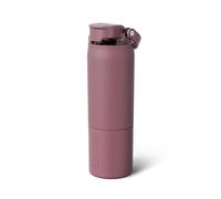BrüMate Rise 25oz Water Bottle with Covered Silicone Straw | 100% Leakproof Insulated Water Bottle | Cup Holder Friendly Base | 25oz (Rose Taupe)