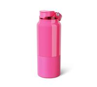 BrüMate Rise - 34 Ounce Water Bottle with 100% Leak-Proof Silicone Straw Cover, Stainless Steel Insulated Water Bottle with Removable Straw, Fast Flow, Silicone Spout