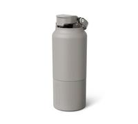 BrüMate Rise 35oz Water Bottle With Covered Silicone Straw | 100% Leakproof Insulated Water Bottle | Soft Sip Silicone Spout | Made of Stainless Steel | 35oz (Mocha)