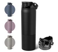 BrüMate Rise 750ml Insulated Water Bottle With Straw, 100% Leakproof