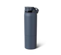BrüMate Rise 750ml Insulated Water Bottle With Straw | 100% Leakproof | 25oz Stainless Steel Sports Water Bottle | Gym or Travel | Durable Metal Straw | Keeps Drinks Ice-Cold All Day (Nightfall Blue)
