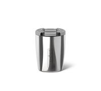 BrüMate Rocks 12oz Insulated Lowball Whiskey Tumbler | 100% Leakproof Locking Lid | Insulated Stainless Steel Whiskey Glass | Perfect for at Home, Camping or Travel | BPA-Free (Polished Stainless)