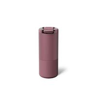 BrüMate Strova - 100% Leak Proof Insulated Coffee Mug, Interior with Ceramic Lining, Integrated Silicone Travel Sleeve, Flip-Lock Lid (Earthy Pink)