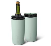 BrüMate Togosa 2-in-1 Wine Chiller Bucket or Champagne Bucket & 100% Leakproof Pitcher | Portable Cooler Fits Most Wine, Champagne, & Liquor Bottles | Perfect Wine Gifts | 49oz (Sage)