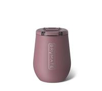BrüMate Uncork'd 100% Leak-Proof 14oz Insulated Wine Tumbler with Lid - Vacuum Insulated Stainless Steel Wine Glass - Perfect For Travel & Outdoors (Rose Taupe)