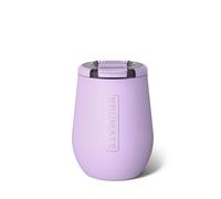 BrüMate Uncork'd 100% Leak-Proof 14oz Insulated Wine Tumbler with Lid - Vacuum Insulated Stainless Steel Wine Glass - Perfect For Travel & Outdoors (Lavender)