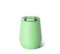 BrüMate Uncork'd 14oz 100% Leakproof Insulated Wine Tumbler | Locking Lid | Insulated Stainless Steel Wine Glass | Perfect For Travel & Outdoors | BPA-Free (Kiwi)