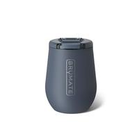 BrüMate Uncork'd 14oz 100% Leakproof Insulated Wine Tumbler | Locking Lid | Insulated Stainless Steel Wine Glass | Perfect For Travel & Outdoors | BPA-Free (Nightfall Blue)