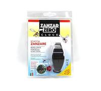 BRUER Portable Ultrasonic Repellent ZanzarZero Clock - Black - Bracelet