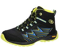 Brütting Chesna High, Cross Country Running Shoe, Schwarz/Blau/Lemon,