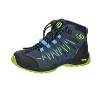 Brütting Expedition Kids High, Cross Country Running Shoe, Marine/Blau/Lemon,