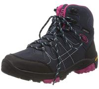 Brütting Girls' Mount Shasta Kids Hi Cross Country Running Shoe, Navy/Pink/Turquoise, 3.5 UK