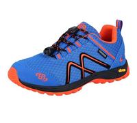 Brütting Guide Cross Country Running Shoe, Blue/Orange, 3.5 UK