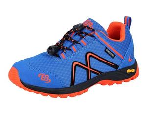 Brütting Guide Cross Country Running Shoe, Blue Orange, 7.5 UK