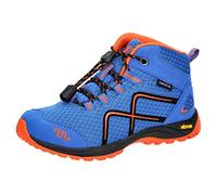 Brütting Guide High Cross Country Running Shoe, Blue/Orange, 12 UK Child