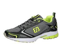 Brütting Men's Fusion Running Shoes, Gray Gray Black Lemon Gray Black Lemon, 9 UK