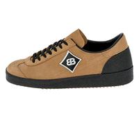 Brütting Unisex Adults' Astroturfer Velour Sneaker, Brown, 8.5 UK