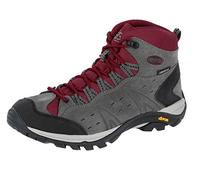 Brütting Unisex Adults' Mount Bona High High Rise Hiking Shoes, Grey/Bordeaux, 8 UK