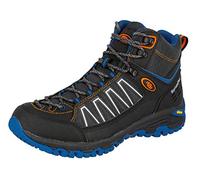 Brütting Unisex Adults' Mount Meloni High Rise Hiking Shoes, Black (Black/Orange/Blue), 8 UK