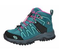 Brütting Unisex Children's Mount Pinos High Kids Trekking Boots, Petrol Pink Turquoise, 5 UK