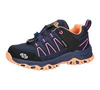 Brütting Unisex Children's Mount Pinos Low Trekking Shoes, Navy Salmon Pink, 5 UK