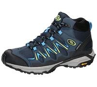 Brütting Unisex Expedition Mid Trail Running Shoe, Navy/Blue/Lemon, 41 EU, Navy Blue Lemon, 8.5 UK