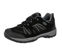 Brütting Unisex Fresno Low Rise Hiking Boots, Black Black Gray Black Gray, 8 UK