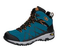 Brütting Unisex Kansas High Trail Running Shoes, Petrol Black Orange, 13.5 UK