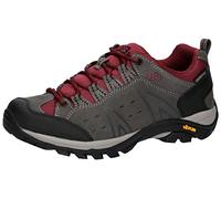 Brütting Unisex Mount Bona Low Trekking and Hiking Shoes, Grey Bordeaux, 6 UK