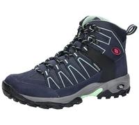 Brütting Unisex's Mount Pinos High Trekking Boots, Navy Turquoise Pink, 7 UK