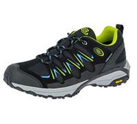 Bruetting Women's Expedition Nordic Walking Shoes, Black Schwarz Lemon Blue Schwarz Lemon Blue, 3 UK