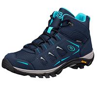 Brütting Women's Mount Frakes High Cross Country Running Shoe, Navy/Grey/Turquoise, 7.5 UK