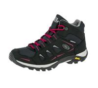 Brütting Women's Mount Frakes High High Rise Hiking Shoes, Black (Black/Pink), 3.5 UK