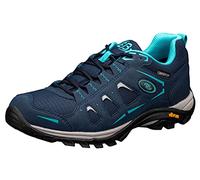 Brütting Women's Mount Frakes Low Cross Country Running Shoe, Navy/Grey/Turquoise, 7.5 UK
