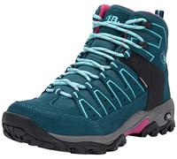 Brütting Women's Mount Pinos High Trekking Boots, Petrol Turquoise Pink, 5 UK