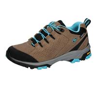 Brütting Women's Mount Trish Low Cross Country Running Shoe, Braun/türkis, 2 UK