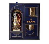 Brugal 1888 Rum with 2 Glass Giftbox | Dominican Double Aged Rum | Bourbon and Oloroso Sherry Oak Cask Matured | 40% ABV | 70cl