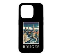 Bruges Belgium Canal City Travel Art Case for iPhone 15 Pro