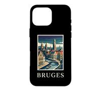 Bruges Belgium Canal City Travel Art Case for iPhone 16 Pro Max