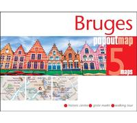 Bruges PopOut Map: Pocket size, pop-up map of Bruges (PopOut Maps)