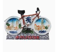 Brugge Belgium Fridge Magnet Souvenir Gift Home 3D Bike Magnetic Sticker Collection